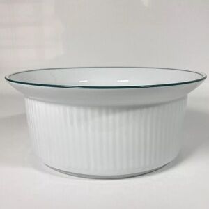 Dansk Bistro Christianshavn Green Vegetable Serving Bowl casserole Soufle  8 in